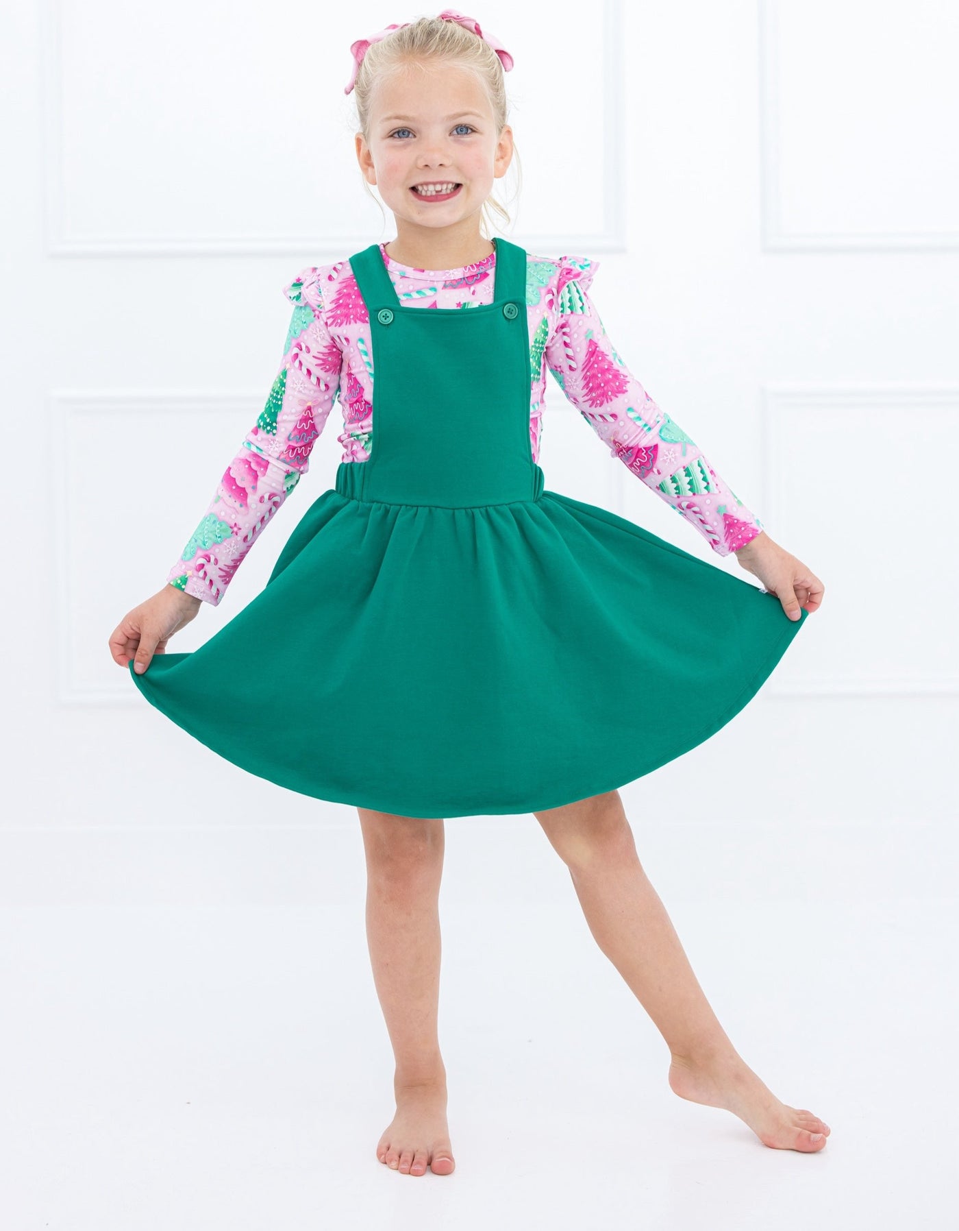 joy pinafore set