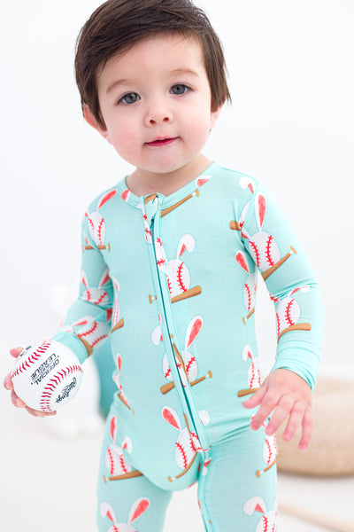 Baseball Bunnies Convertible Romper