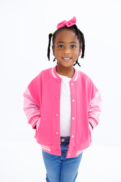 Pink Varsity Jacket