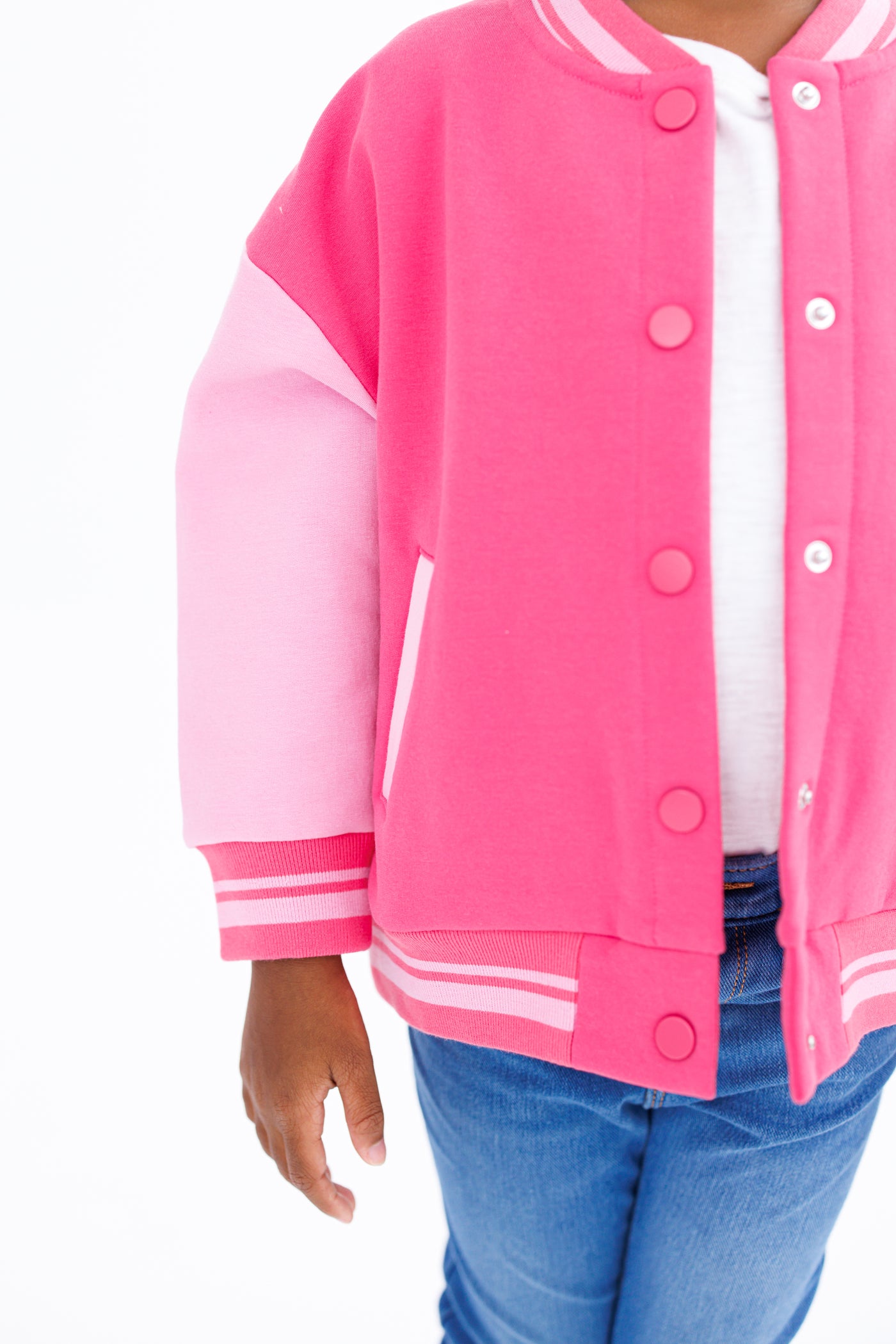 Pink Varsity Jacket