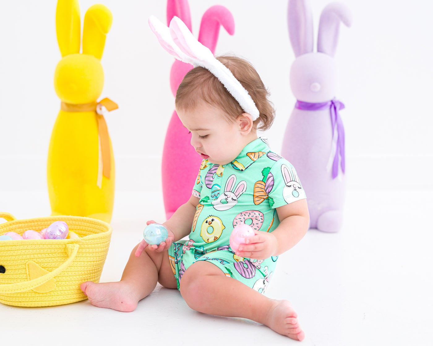 Easter Sweets Polo Shortie Romper