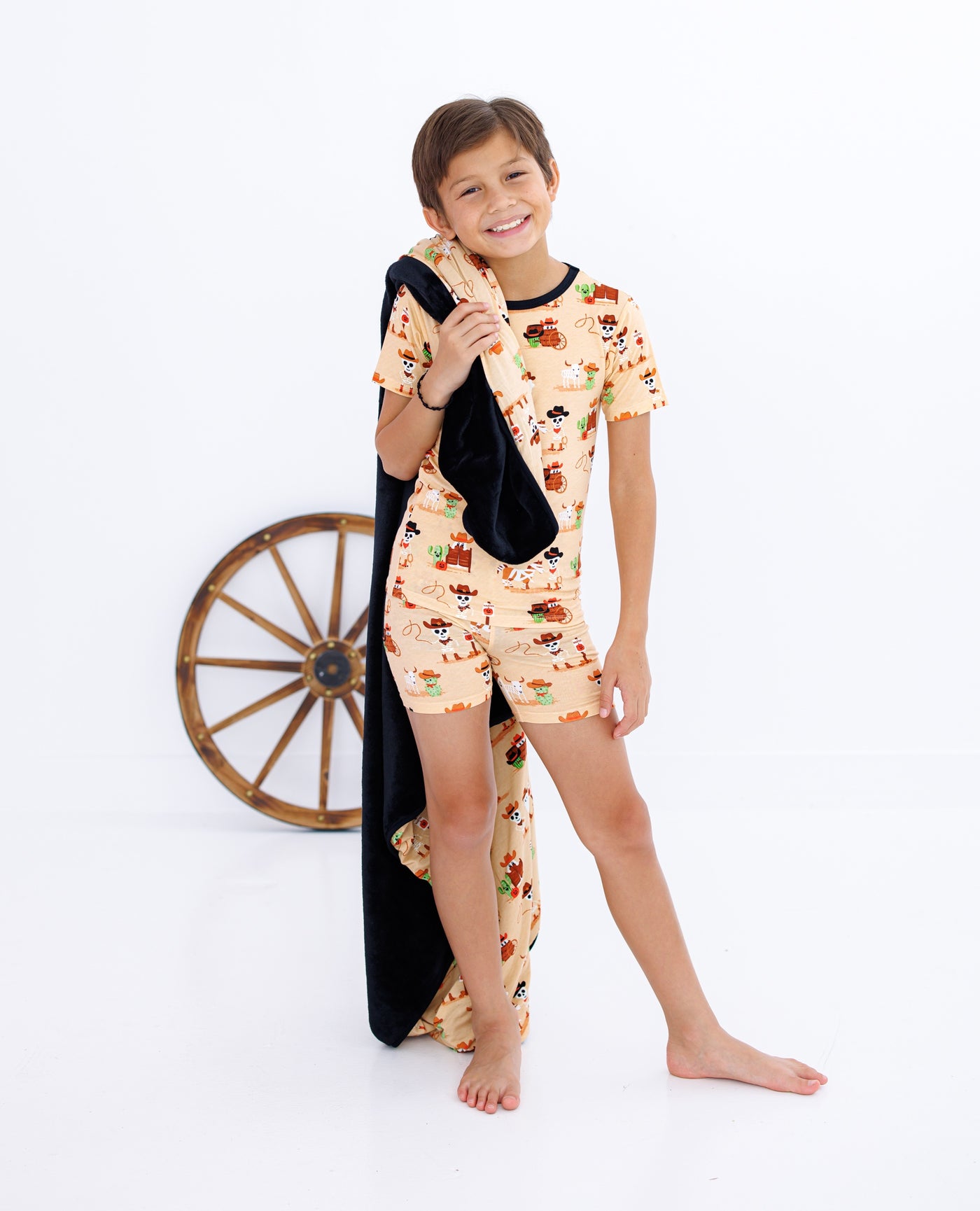 willie 2-piece glow-in-the-dark pajamas: SHORT