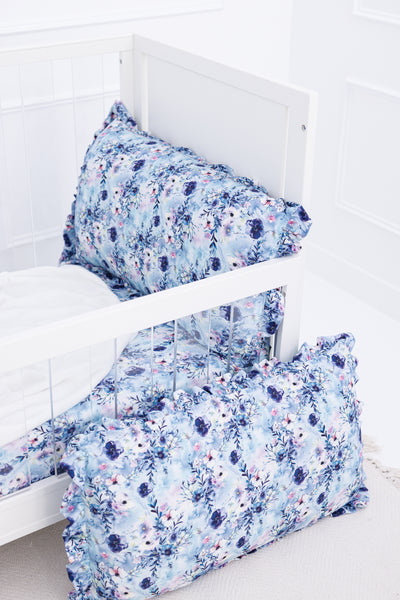 winter ruffle zipper pillowcase set