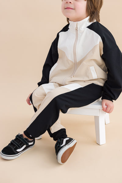 Oatmeal Windbreaker Set