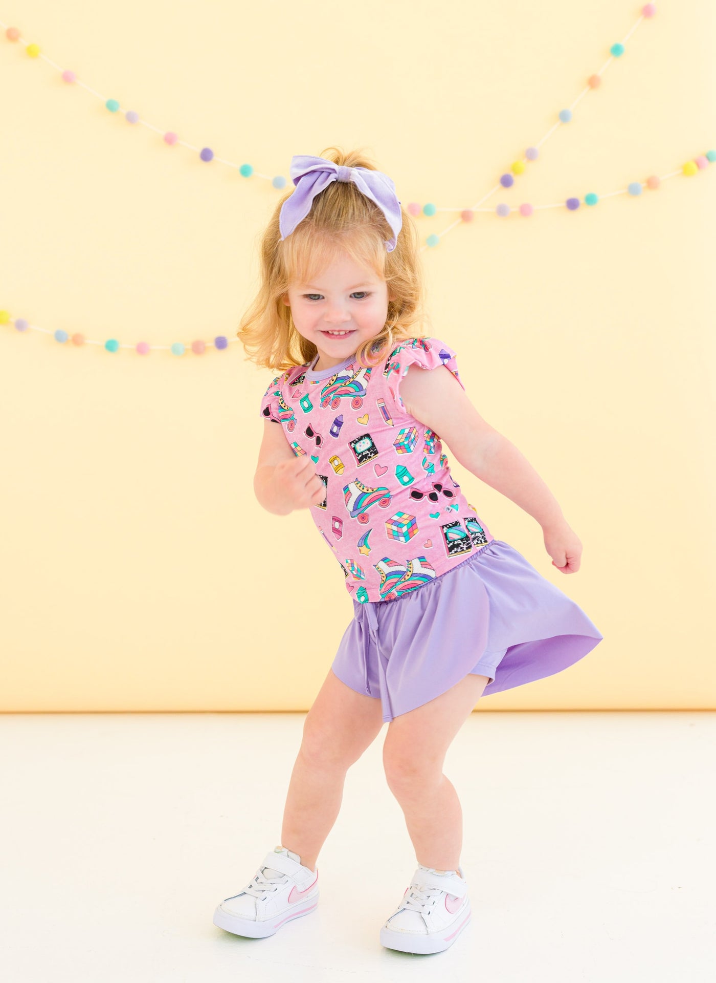 Lavender Butterfly Shorts