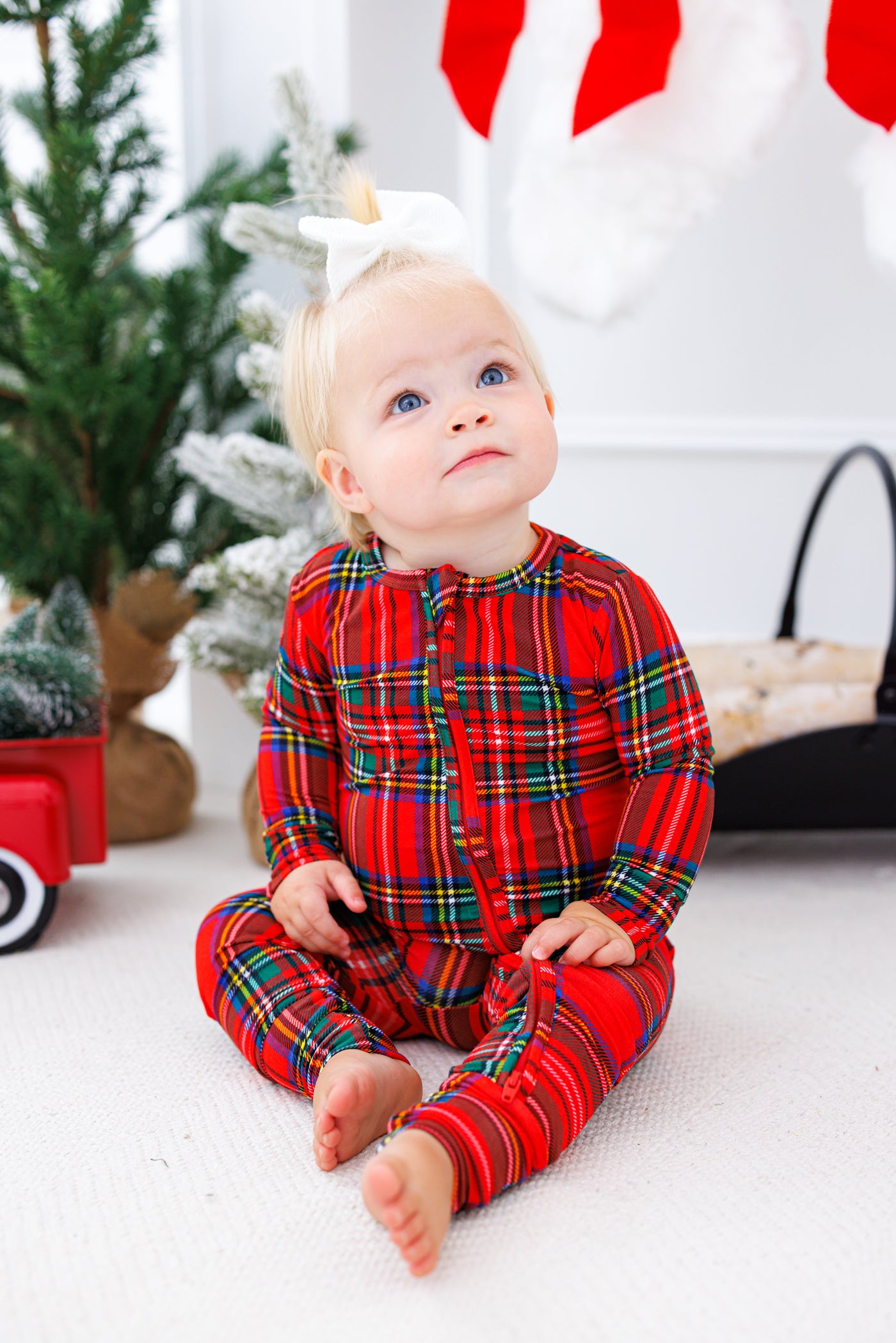 tartan plaid convertible romper