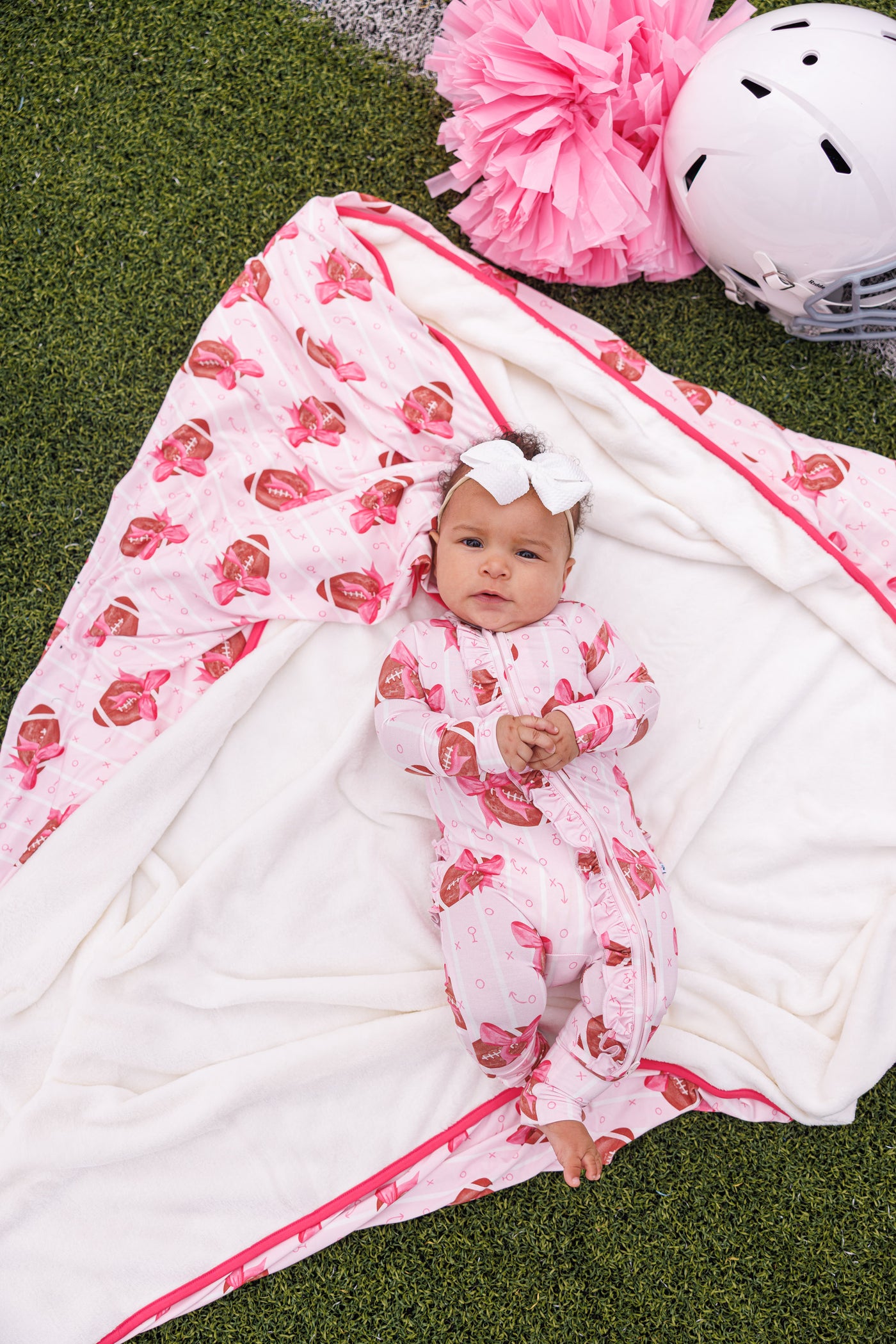 Blitz And Bows Plush Toddler Blanket