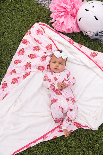 Blitz And Bows Plush Toddler Blanket