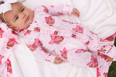 Blitz And Bows Plush Toddler Blanket