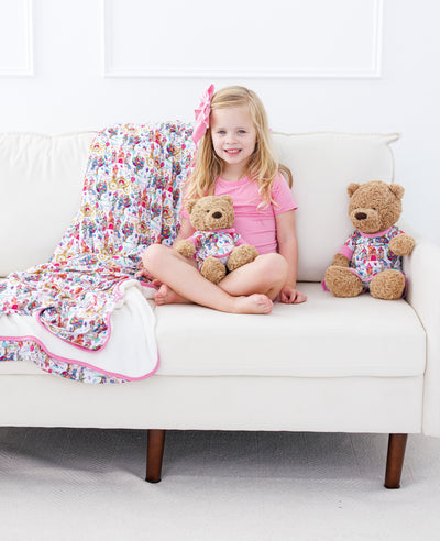 ella plush toddler birdie blanket