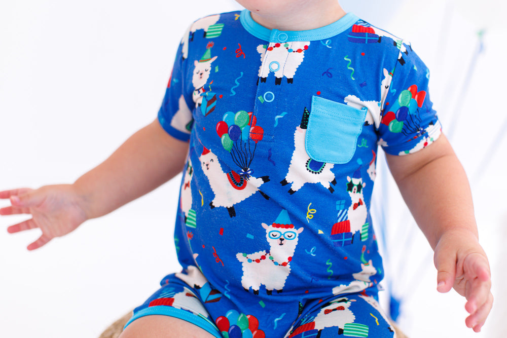 0-3m Birdie Bean Tucker & Everest shortie popular Romper