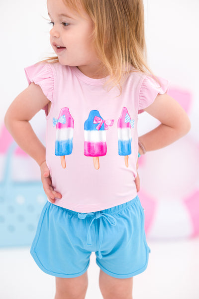 Patriotic Pops Ruffle Tank Set