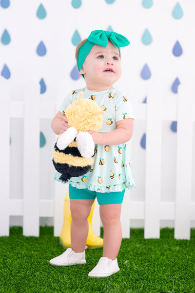 Bumble Bee Peplum Set