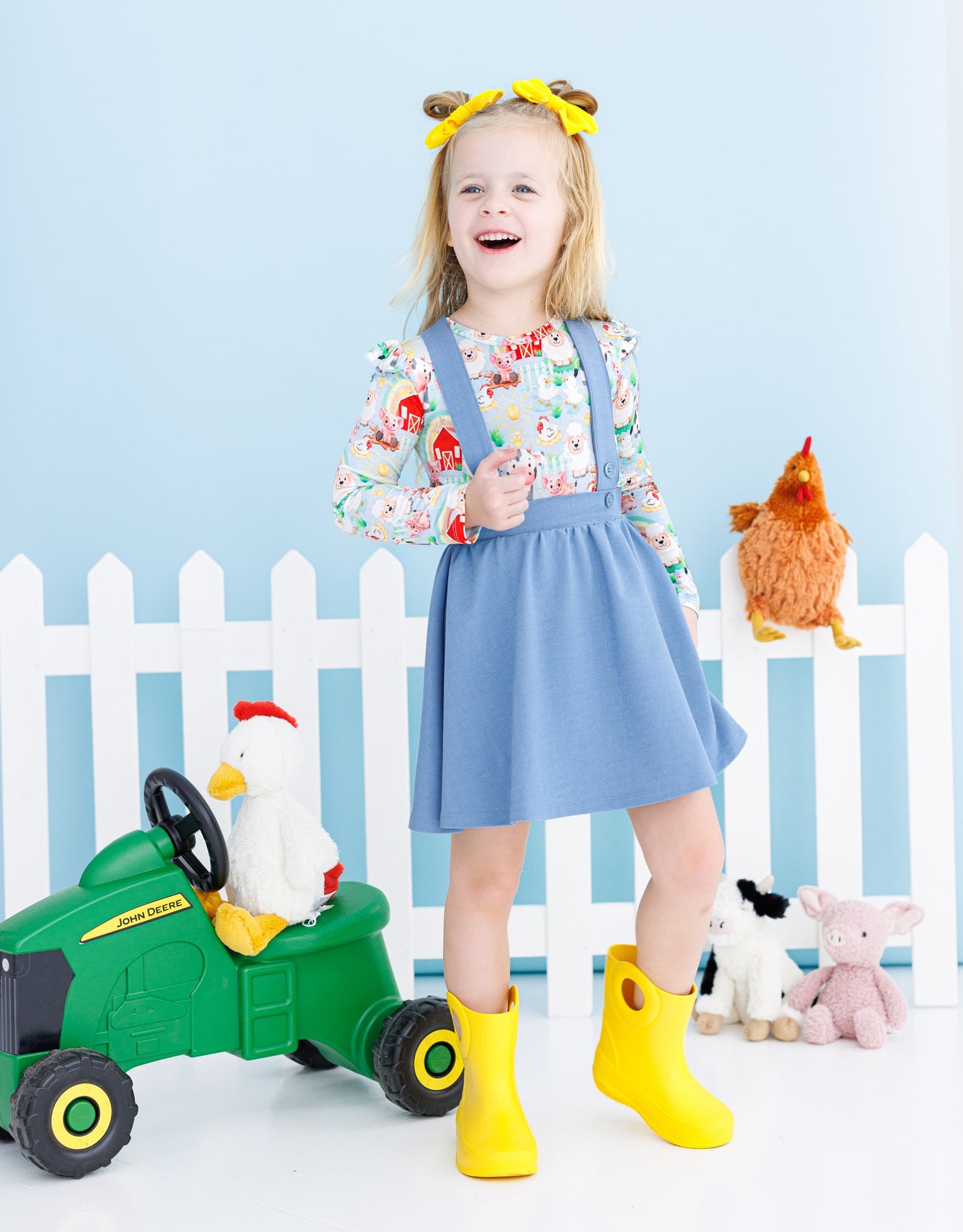 otis pinafore set