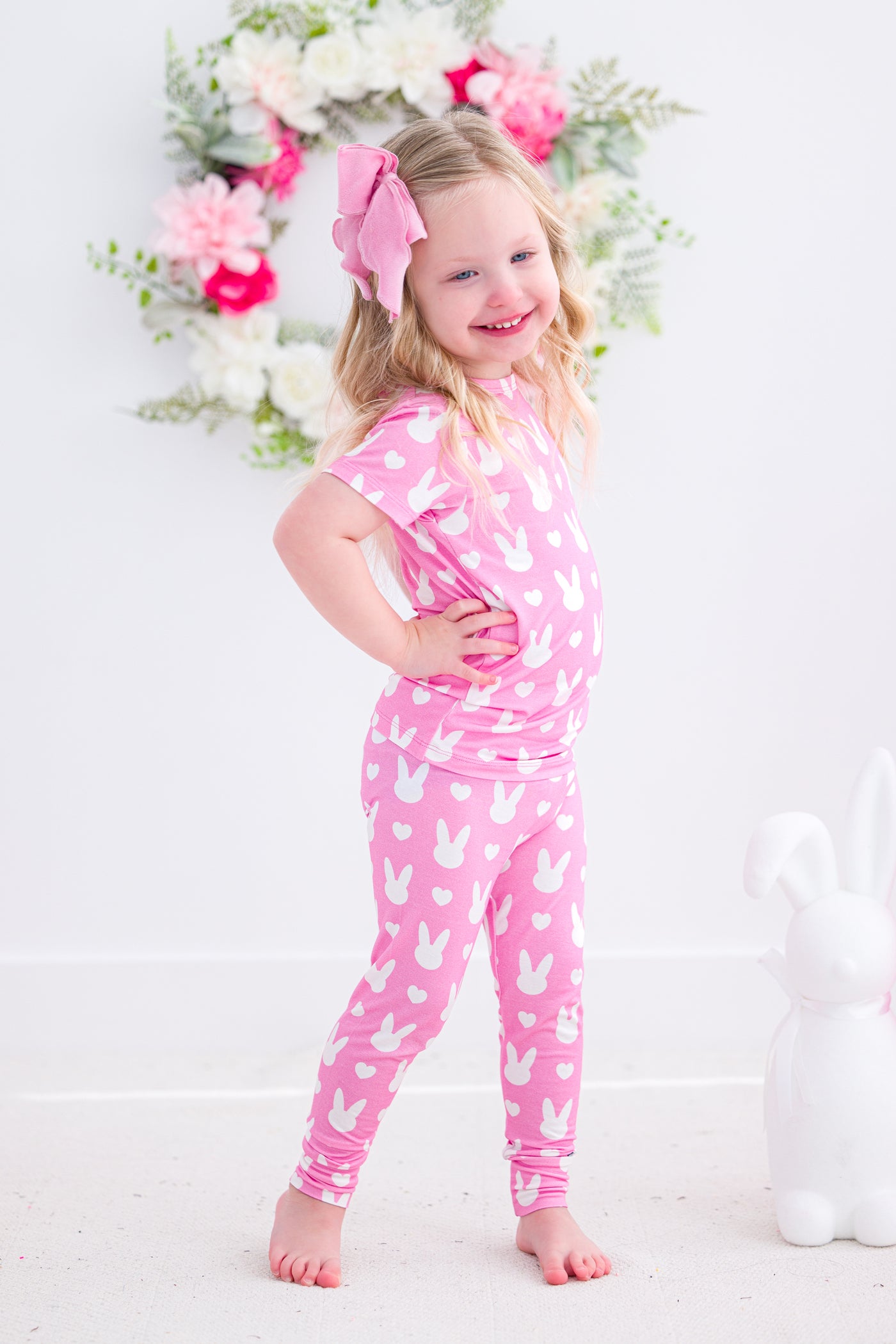 Pink Bunny 2-Piece Pajamas