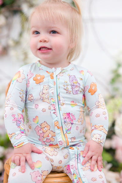 Care Bears Baby™ We Love Flowers Ruffle Convertible Romper