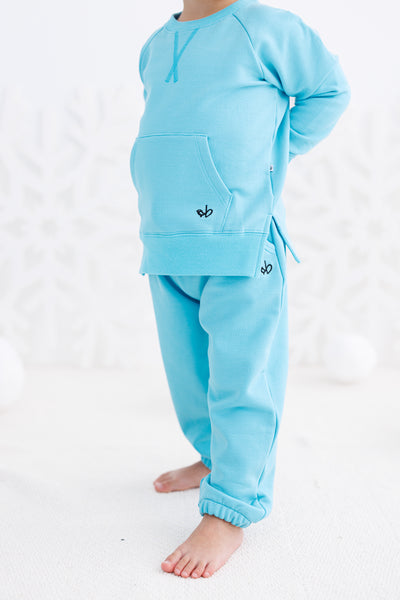 Icy Blue Jogger Set