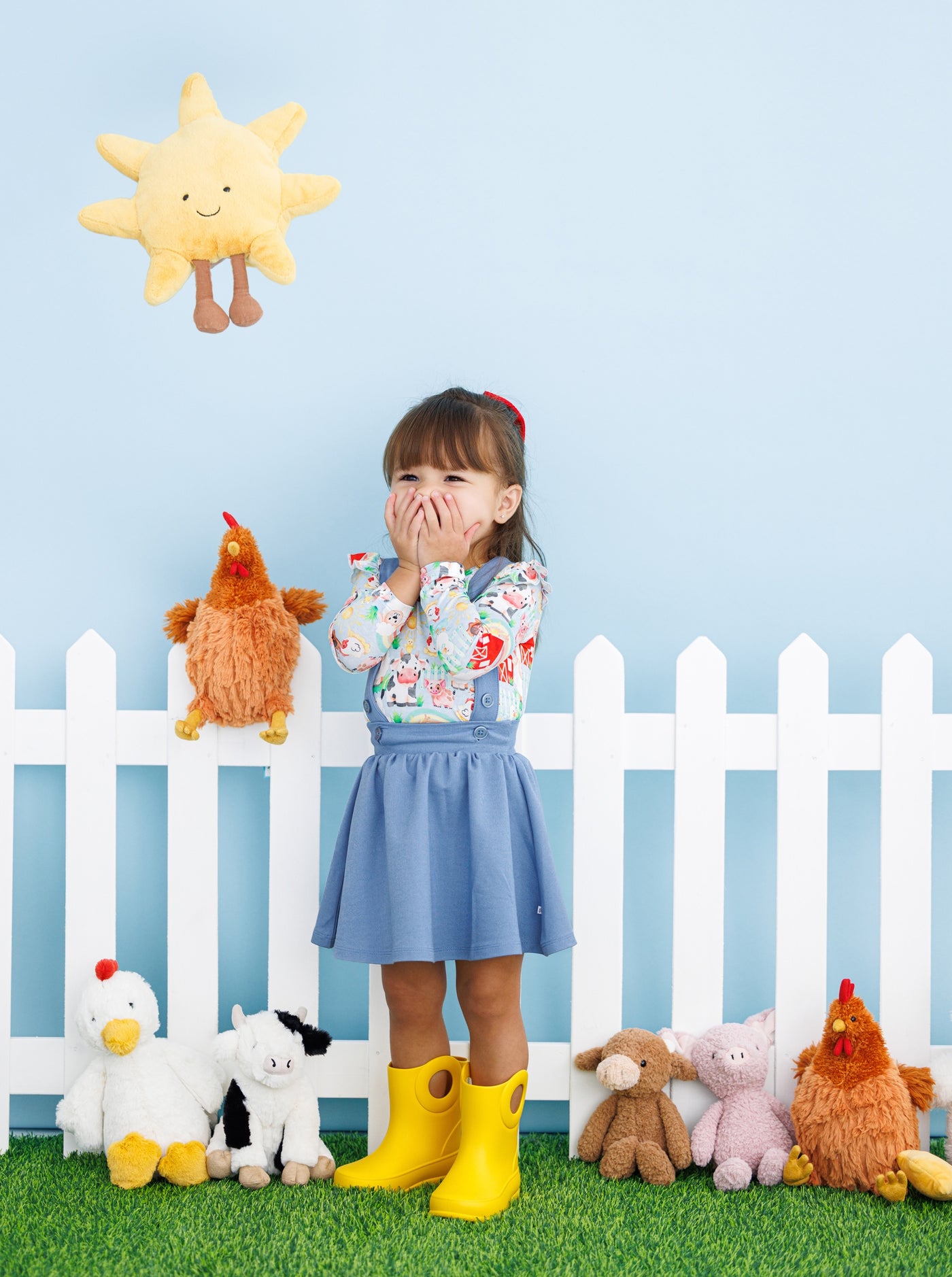 otis pinafore set