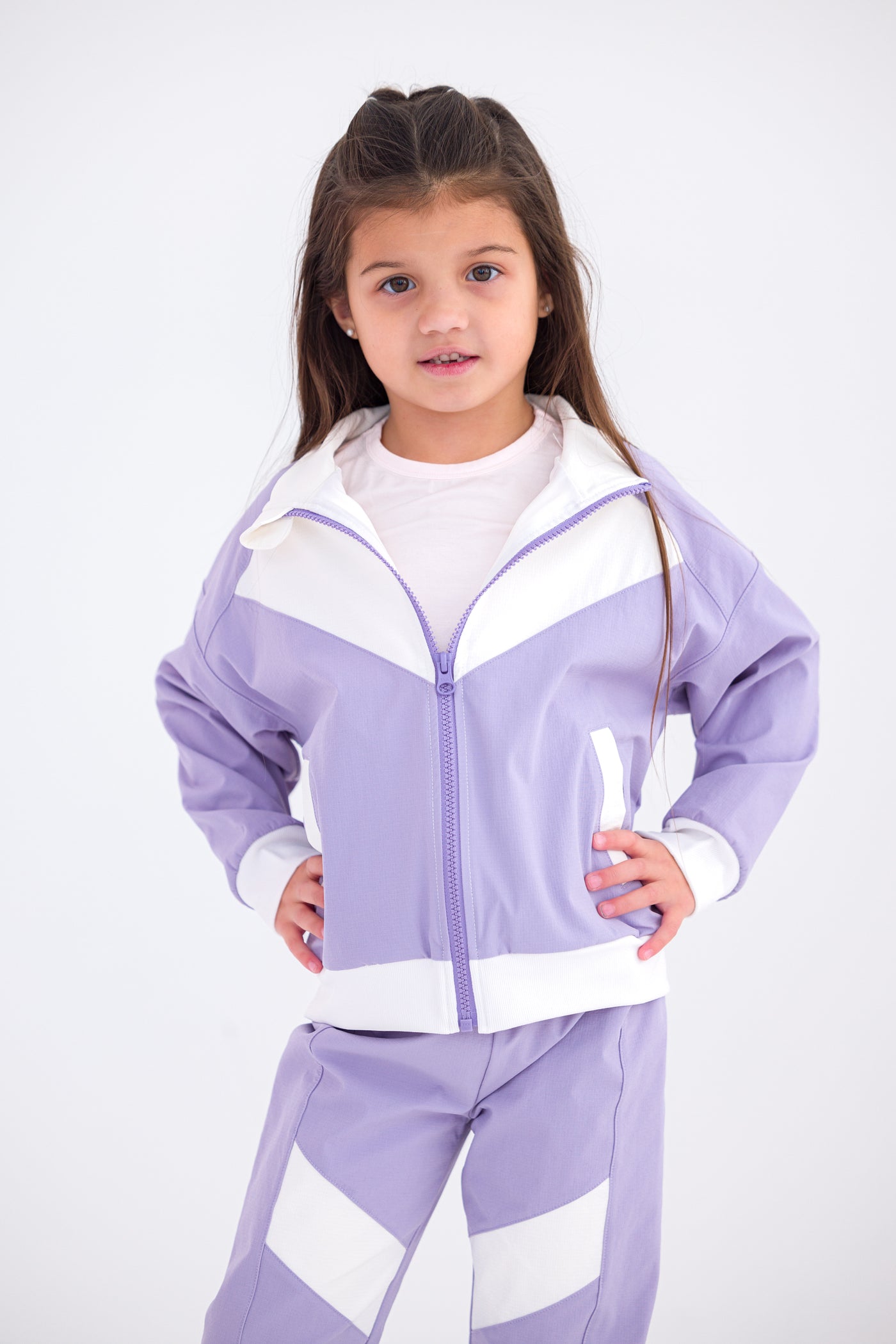 Lilac Windbreaker Set