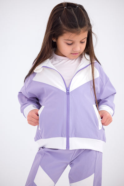 Lilac Windbreaker Set