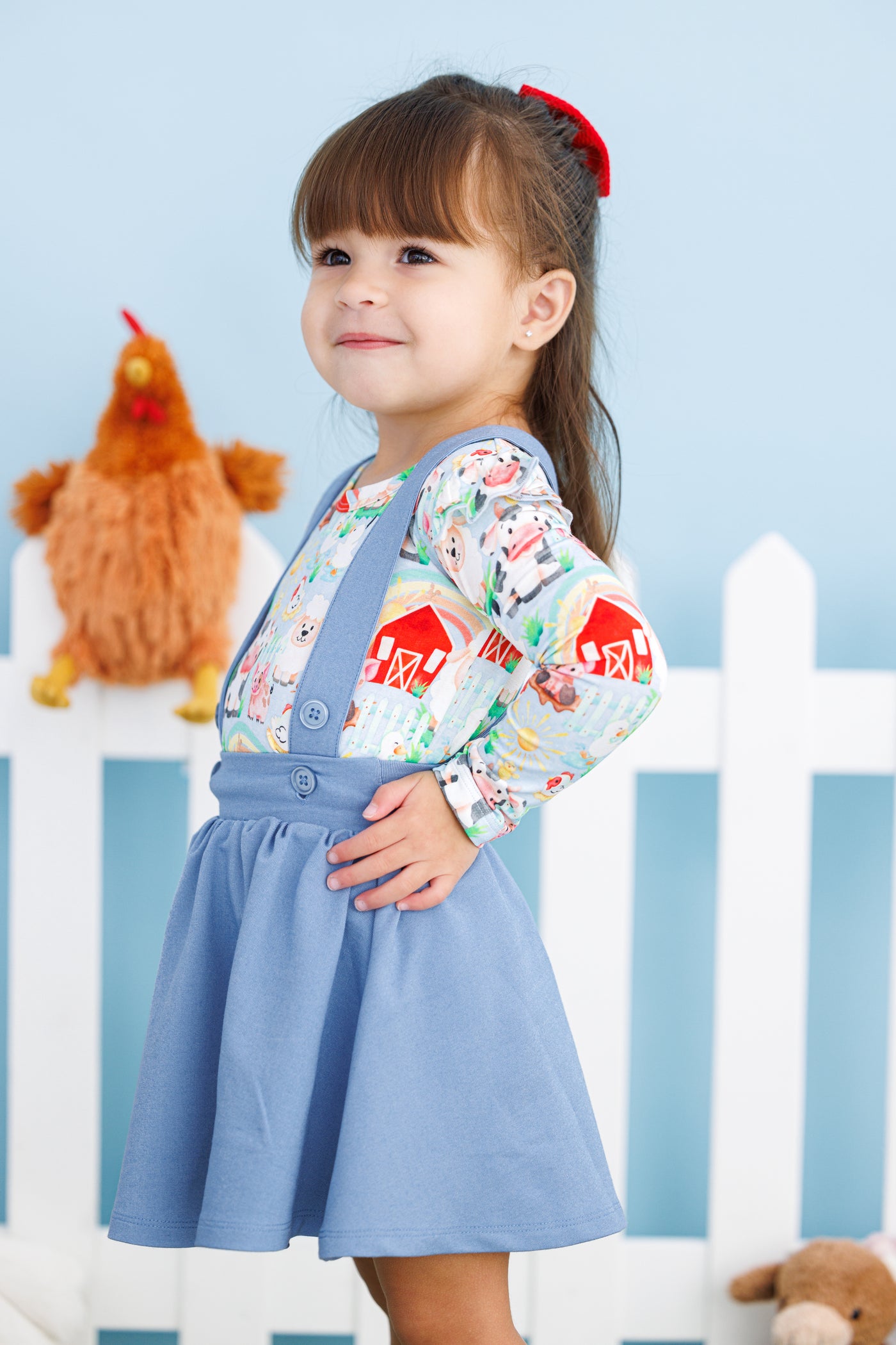 otis pinafore set