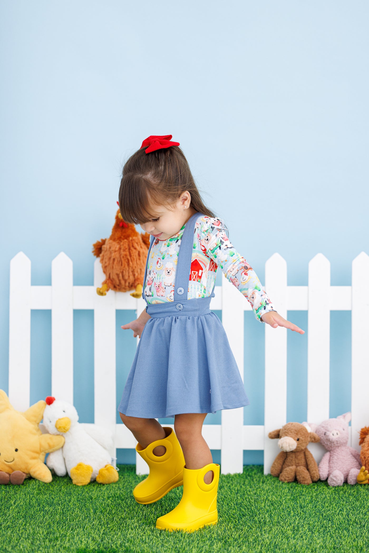 otis pinafore set