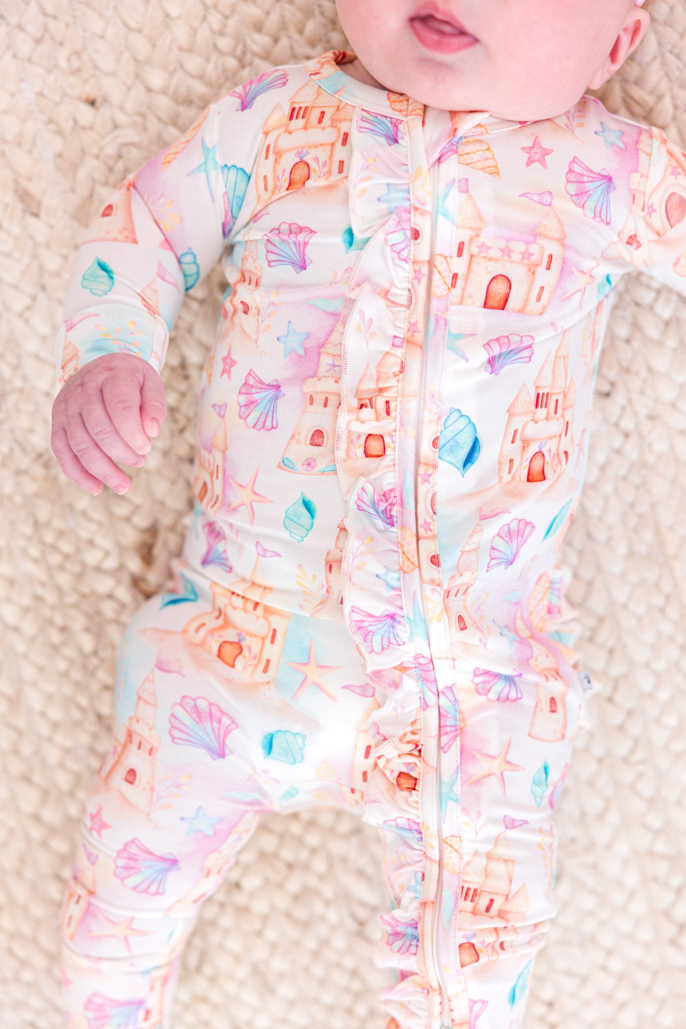 Sandra Ruffle Convertible Romper
