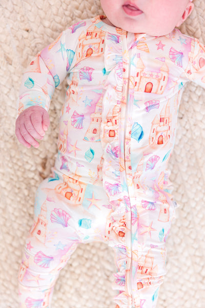 Sandra Ruffle Convertible Romper