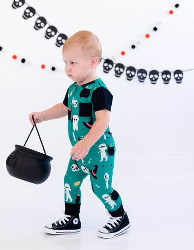 Ghoul Gang Zip Romper