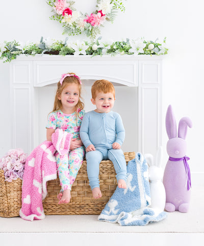 Baby Blue Ribbed Convertible Romper