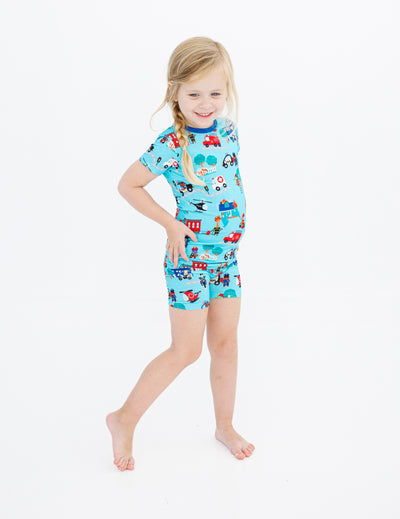 roger 2-piece pajamas: SHORT