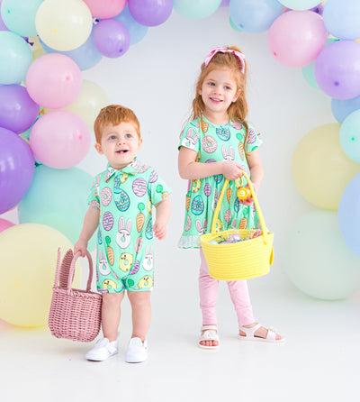 Easter Sweets Polo Shortie Romper