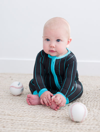 Pinstripes Convertible Romper