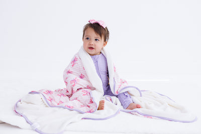 celine plush toddler birdie blanket