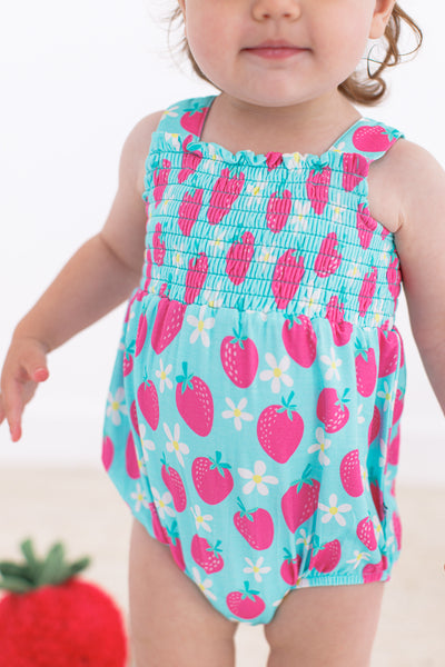 June smocked birdie bubble