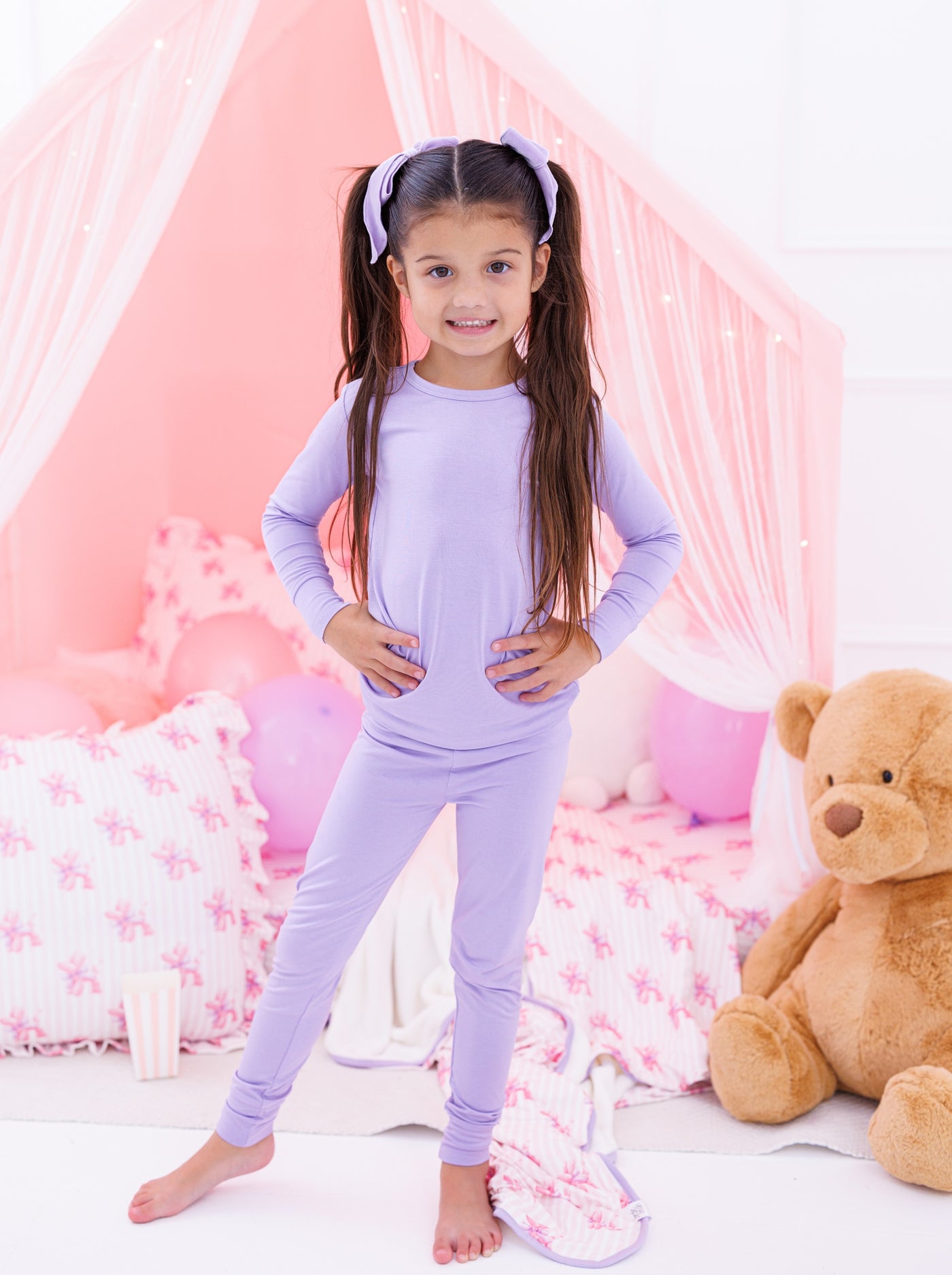 lavender 2-piece pajamas