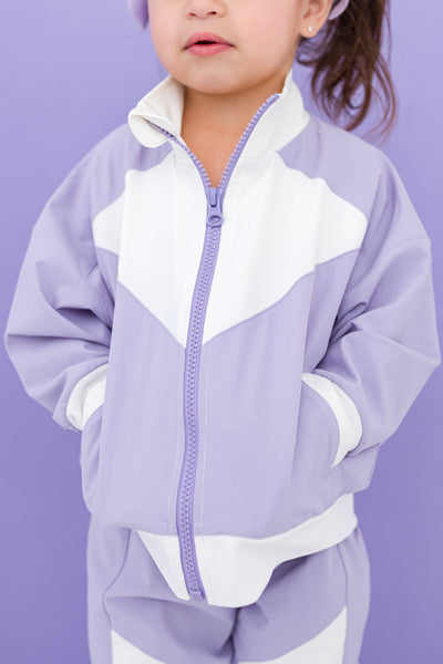 Lilac Windbreaker Set