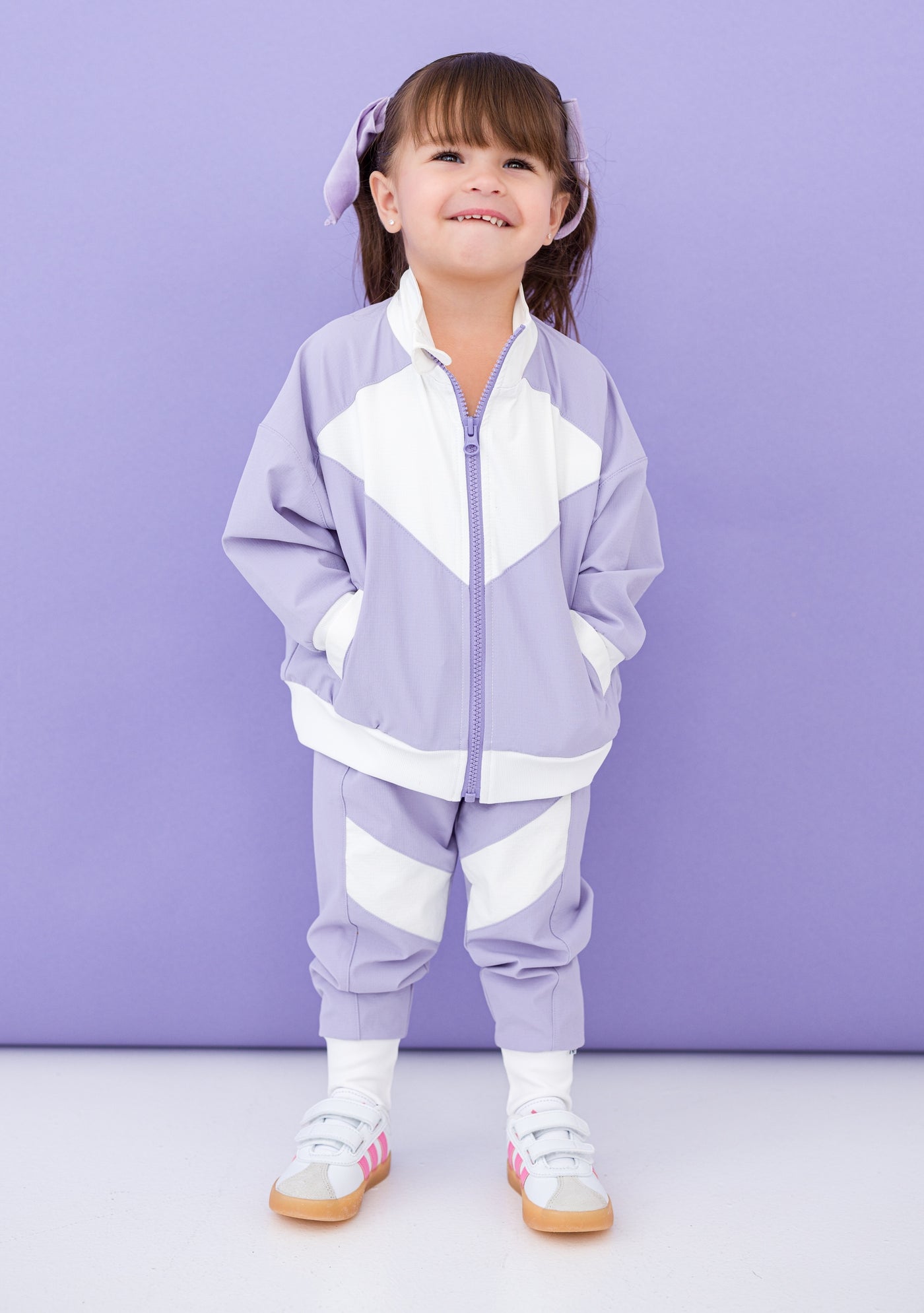 Lilac Windbreaker Set