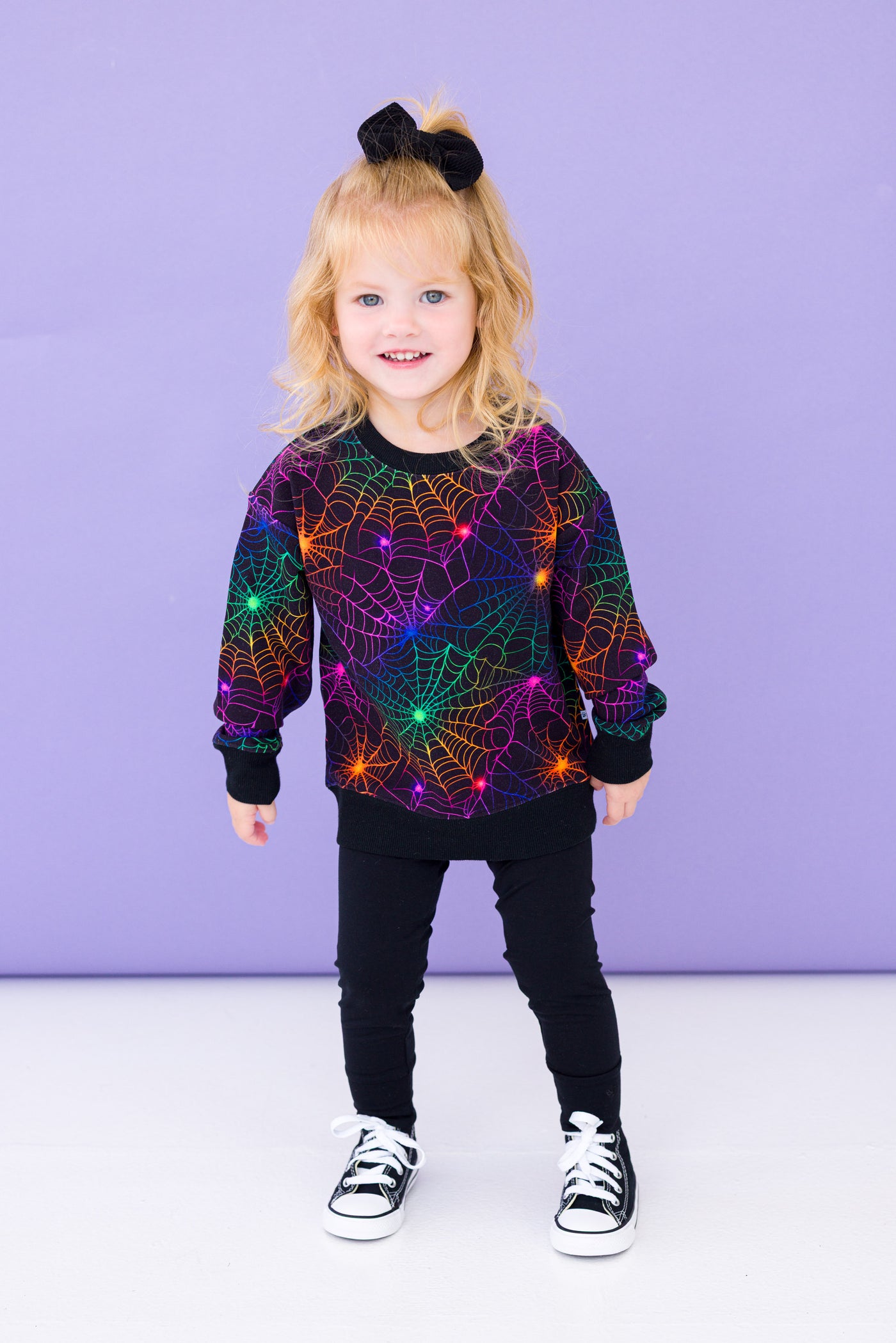 Neon Webs Crewneck Sweatshirt
