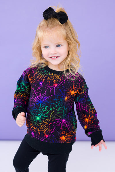 Neon Webs Crewneck Sweatshirt