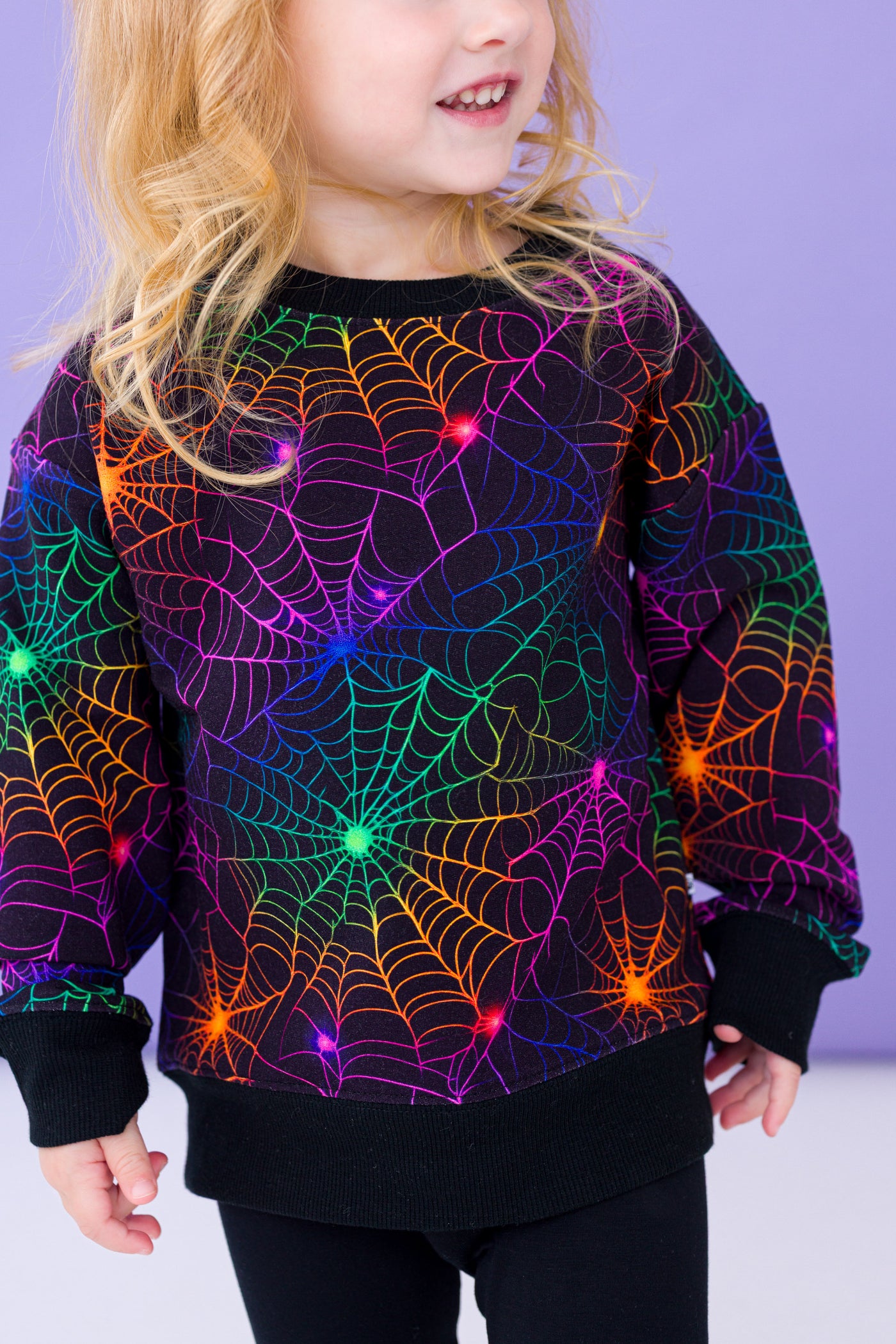 Neon Webs Crewneck Sweatshirt
