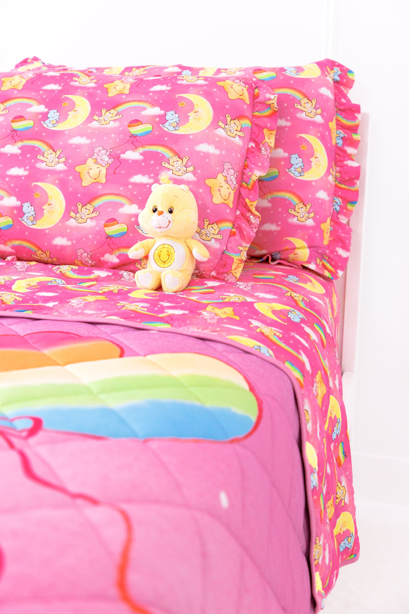 Care Bears Baby™ Pink Stars twin birdie quilt