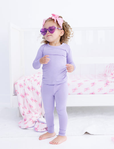 lavender 2-piece pajamas