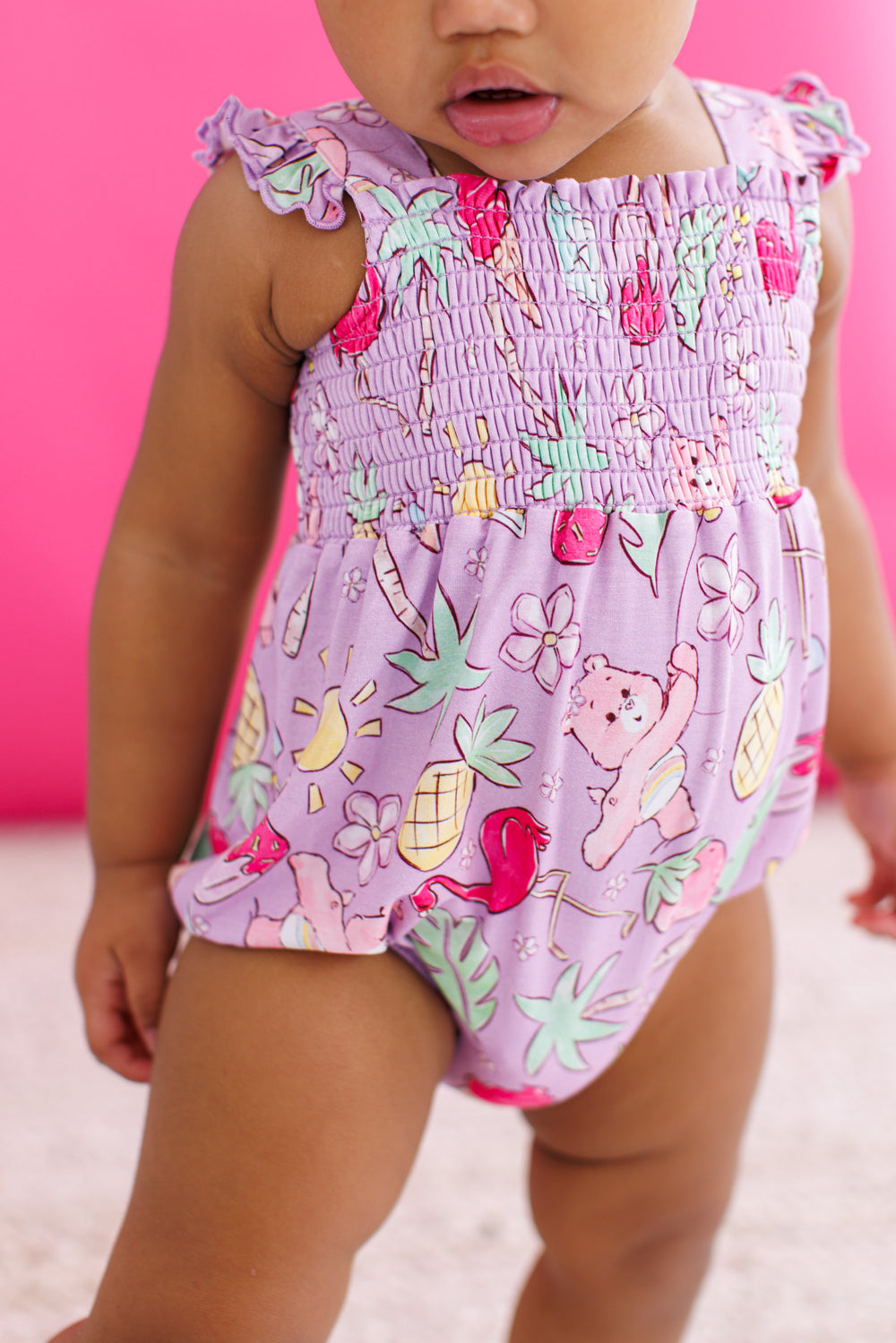 0-3m Birdie Bean Tucker & Everest shortie Romper good