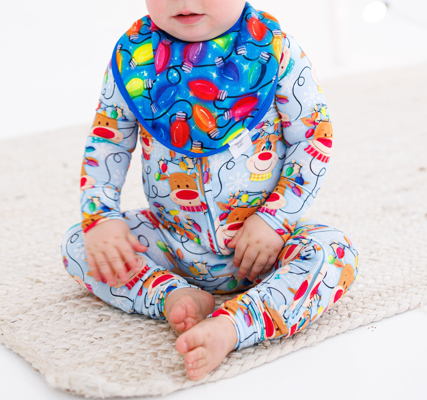 lucas and rudy bandana bib set