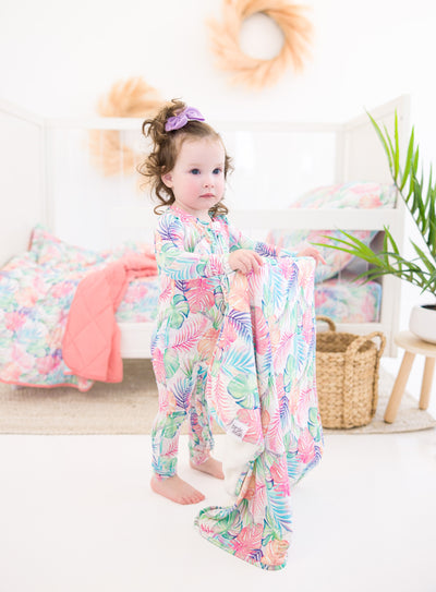 Lucia Plush Birdie Blanket- STROLLER