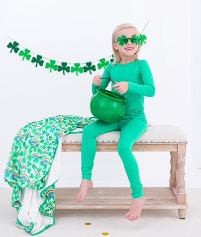 Gumdrop Green 2-Piece Pajamas