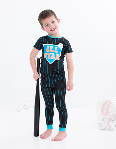 All-Star Pinstripes 2-Piece Pajamas