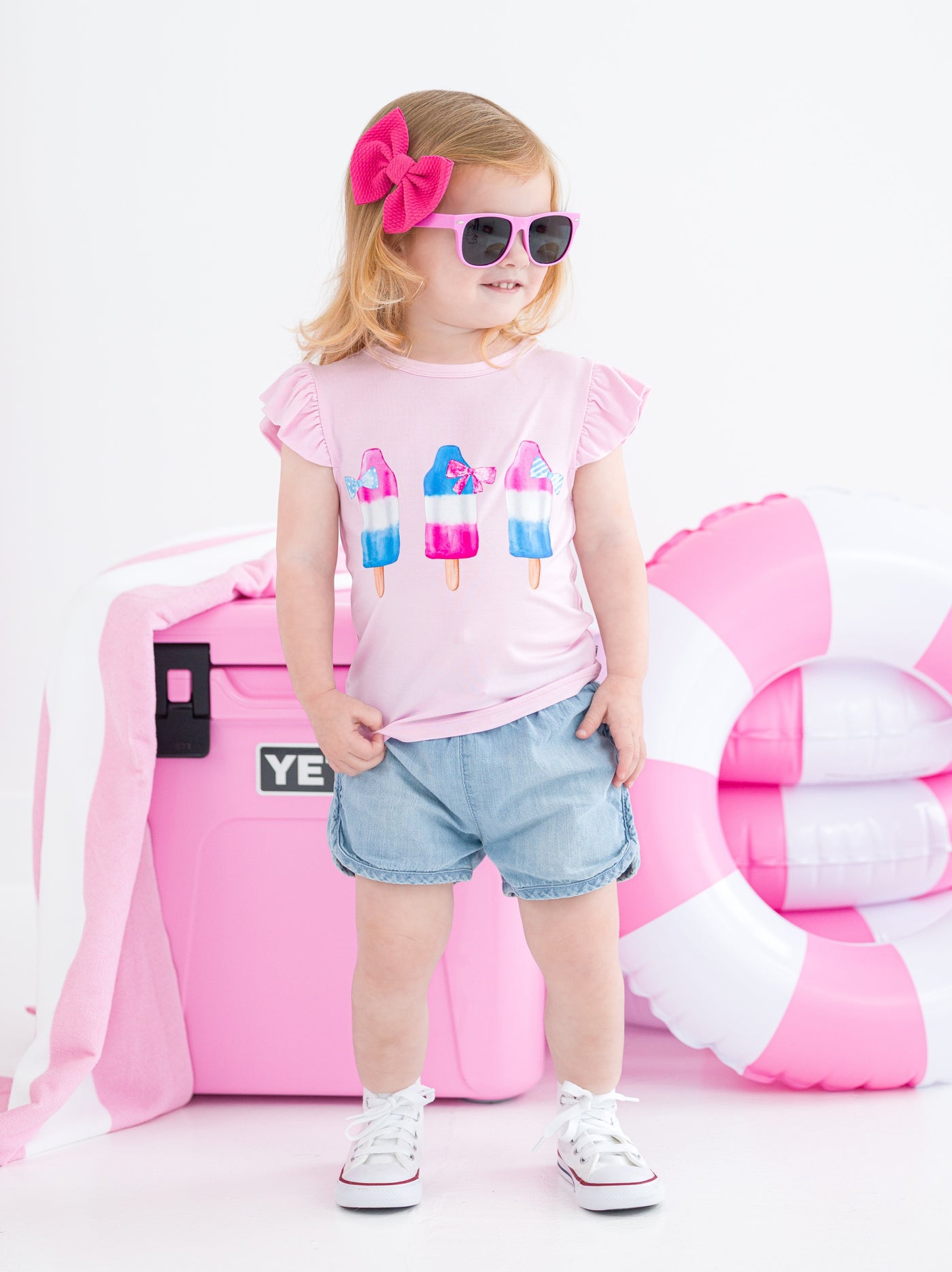 Patriotic Pops Ruffle Tank