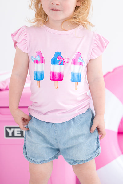 Patriotic Pops Ruffle Tank